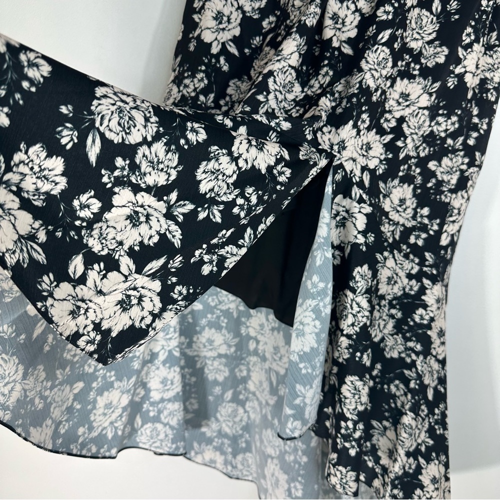 NWT Sachin + Babi Lori Black and Ivory Peony Skirt - Picture 8 of 14